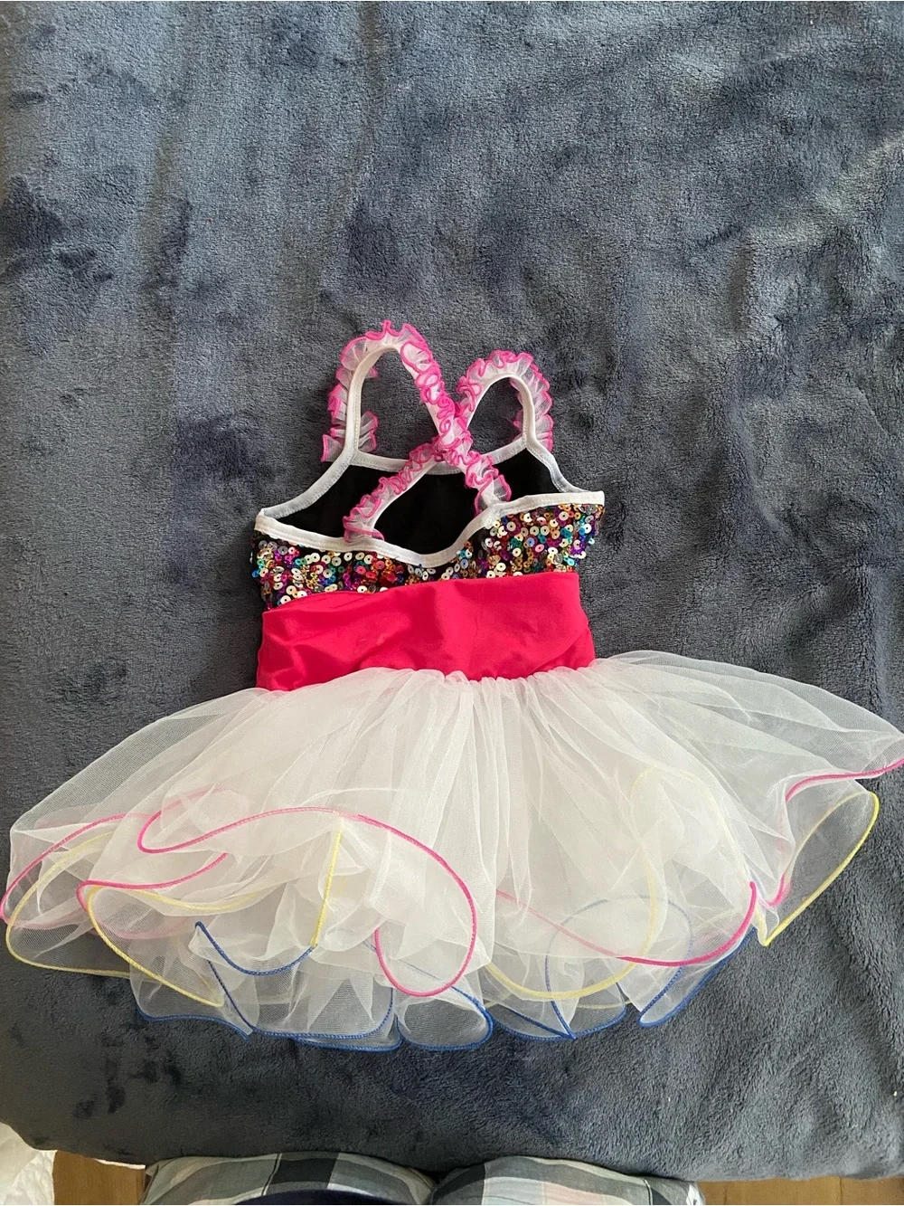 Pink Sequin Tutu Dress Toddler Small Dance Ballet Sparkling Party Costume